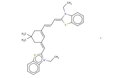 3-ETHYL-2-[(3-((E)-3-[3-ETHYL-1,3-BENZOTHIAZOL-2(3H)-YLIDENE]-1-PROPENYL)-5,5-DIMETHYL-2-CYCLOHEXEN-